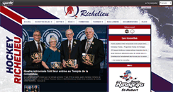 Desktop Screenshot of hockey-richelieu.qc.ca