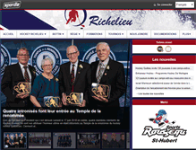 Tablet Screenshot of hockey-richelieu.qc.ca